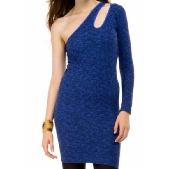 bcbgeneration one shoulder dress